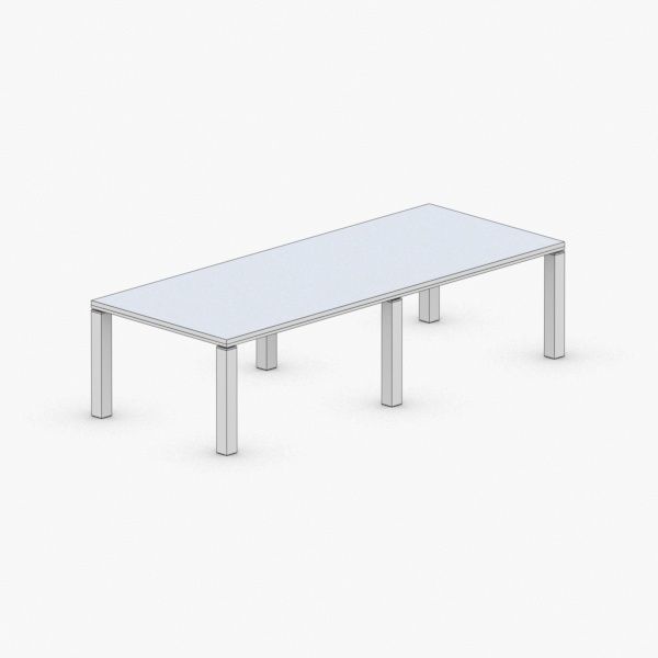 1360 - Office Table Low-poly 3D model_2