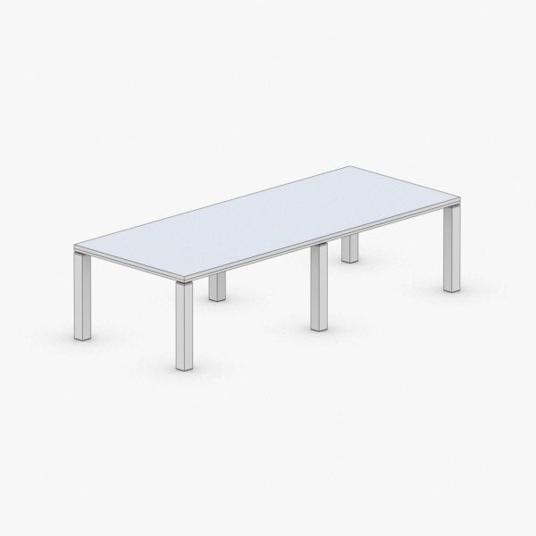 1360 - Office Table Low-poly 3D model_3