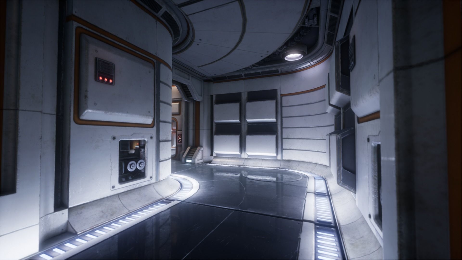 Sci Fi Interior Asset Pack 1 Low-poly 3D model_10