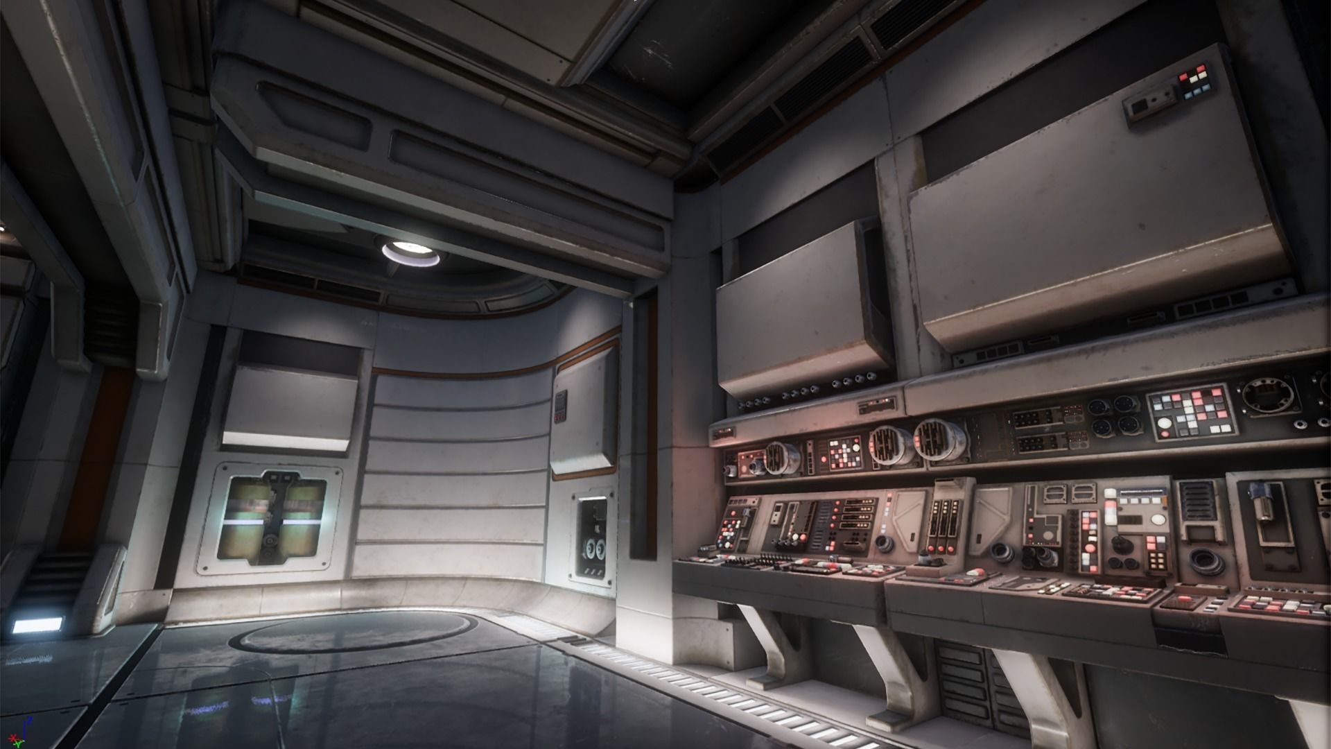 Sci Fi Interior Asset Pack 1 Low-poly 3D model_2