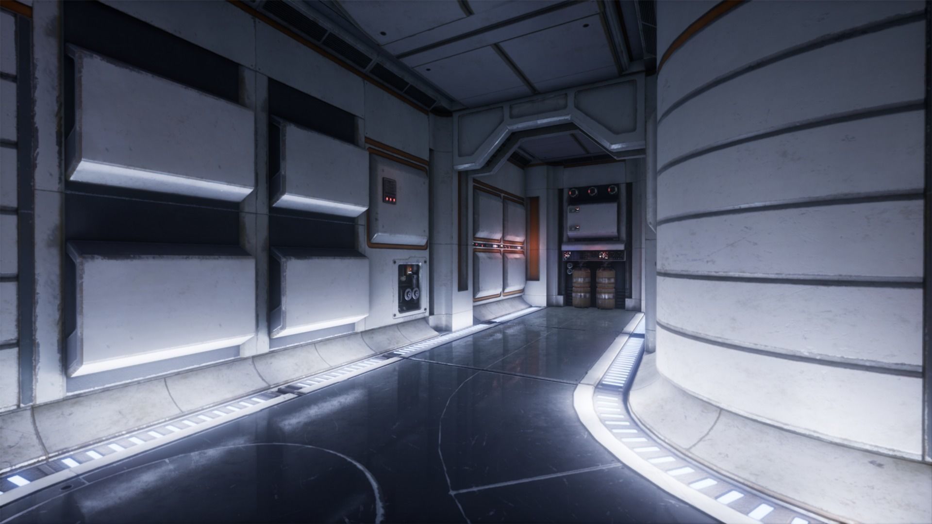 Sci Fi Interior Asset Pack 1 Low-poly 3D model_9