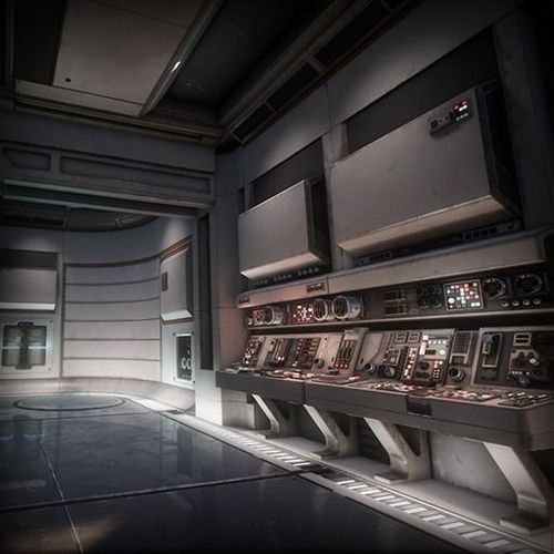Sci Fi Interior Asset Pack 1 Low-poly 3D model