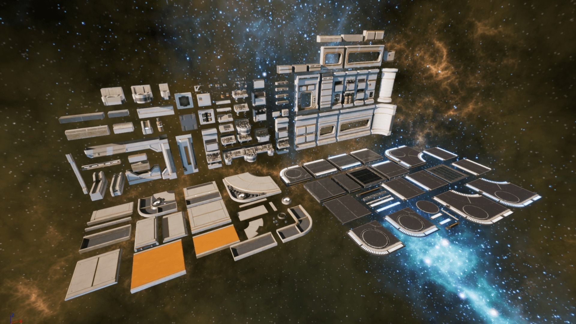 Sci Fi Interior Asset Pack 1 Low-poly 3D model_17