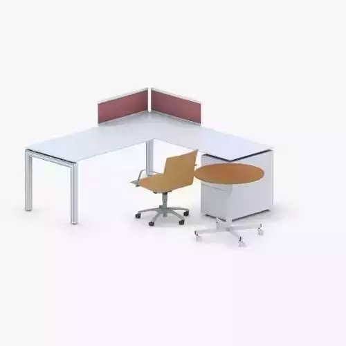 1314 - Office Table and Chairs Set