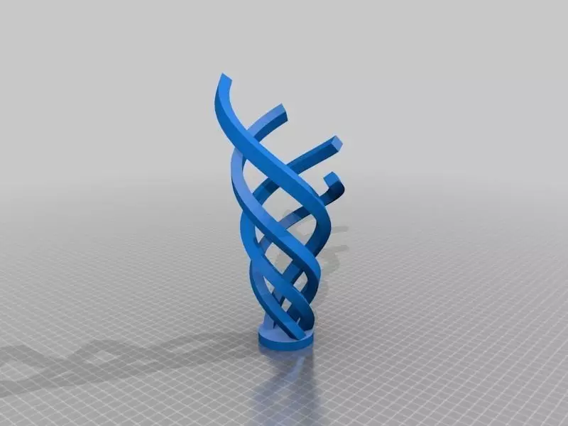 Curl Vase 3 Free 3D print model_0