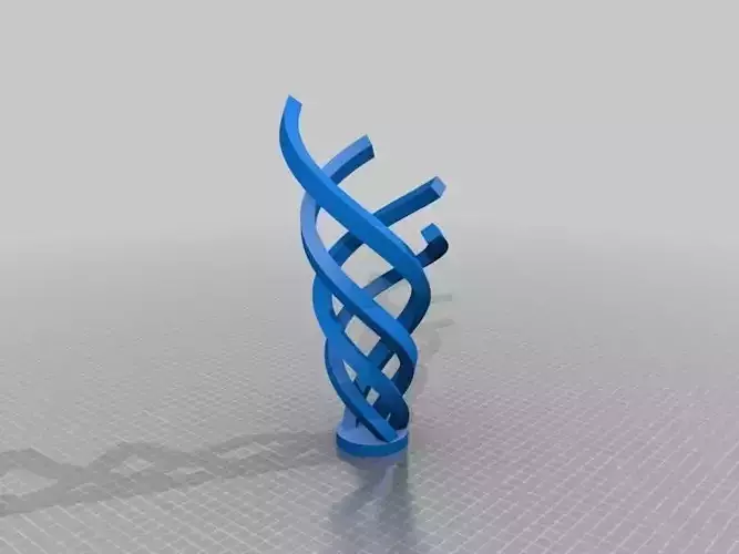 Curl Vase 3 Free 3D print model