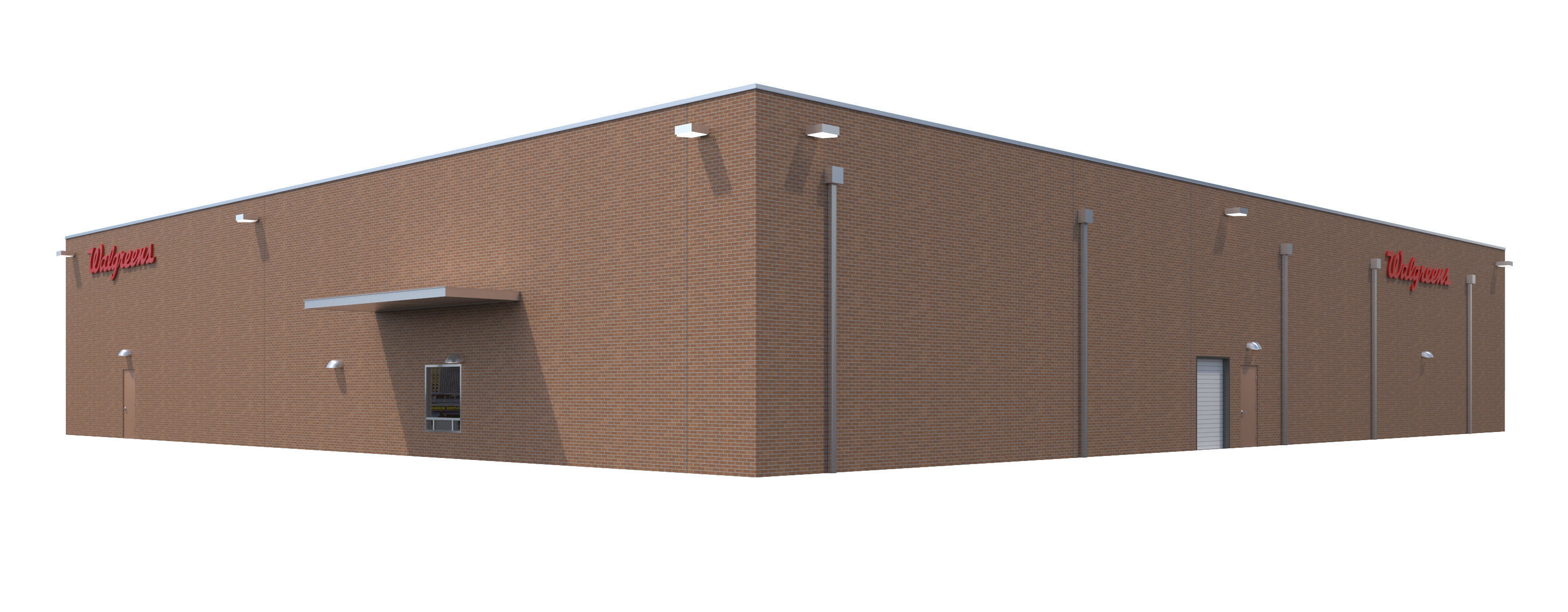 Retail-018 Walgreens 3D model_4