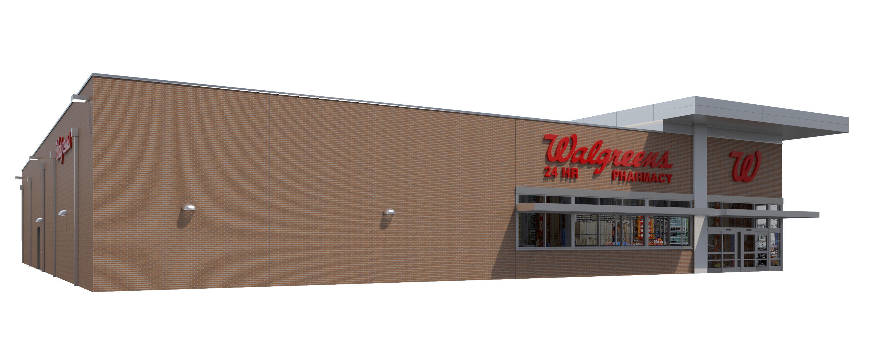 Retail-018 Walgreens 3D model_2