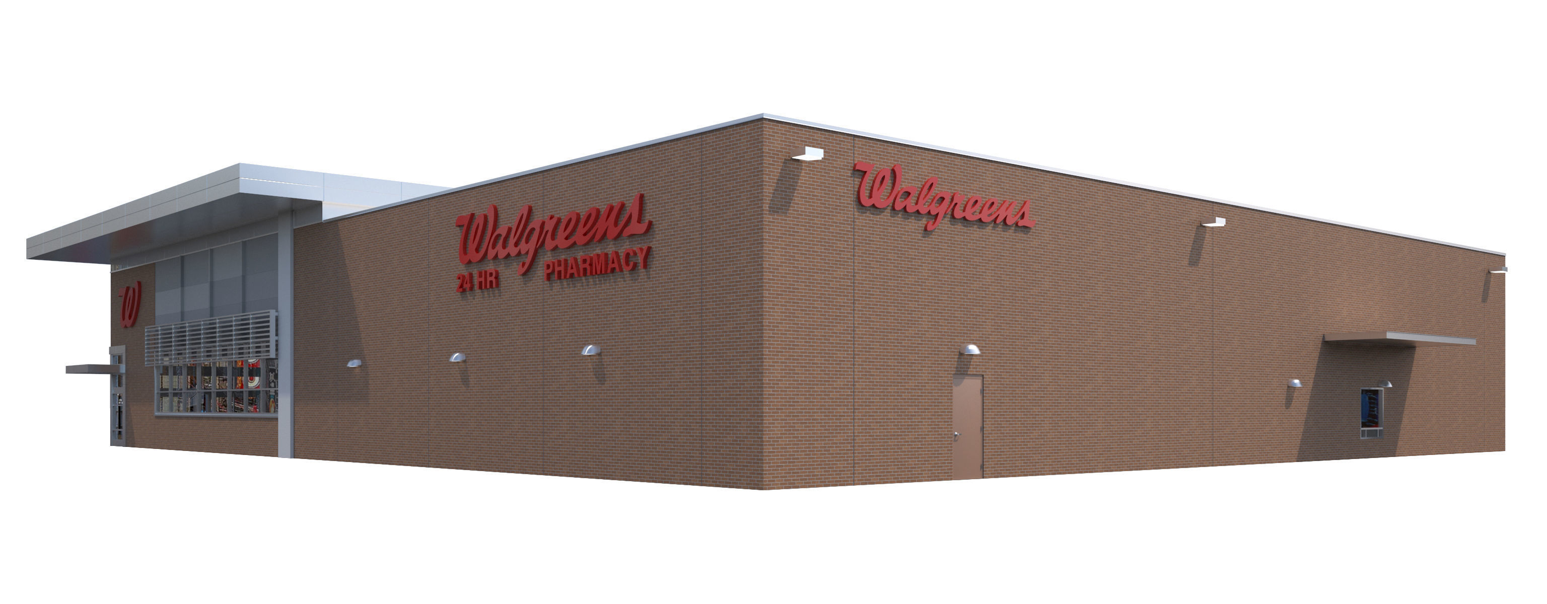 Retail-018 Walgreens 3D model_3