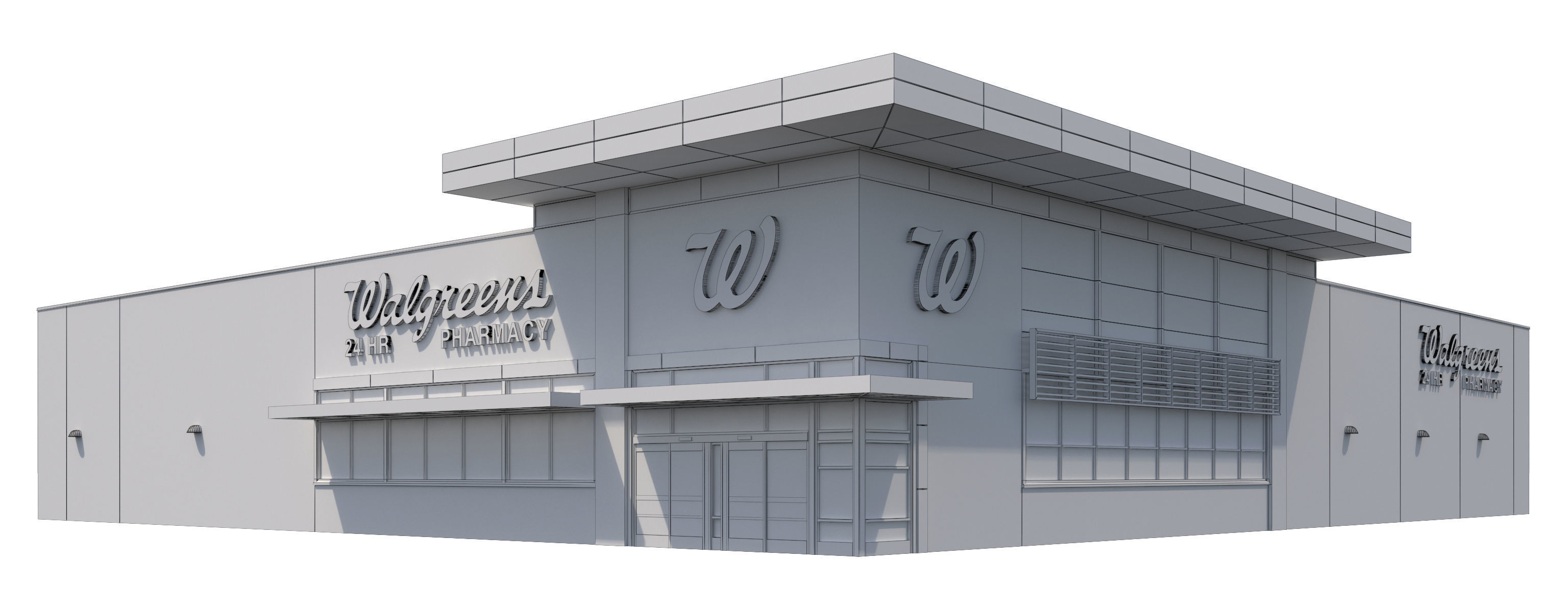 Retail-018 Walgreens 3D model_14