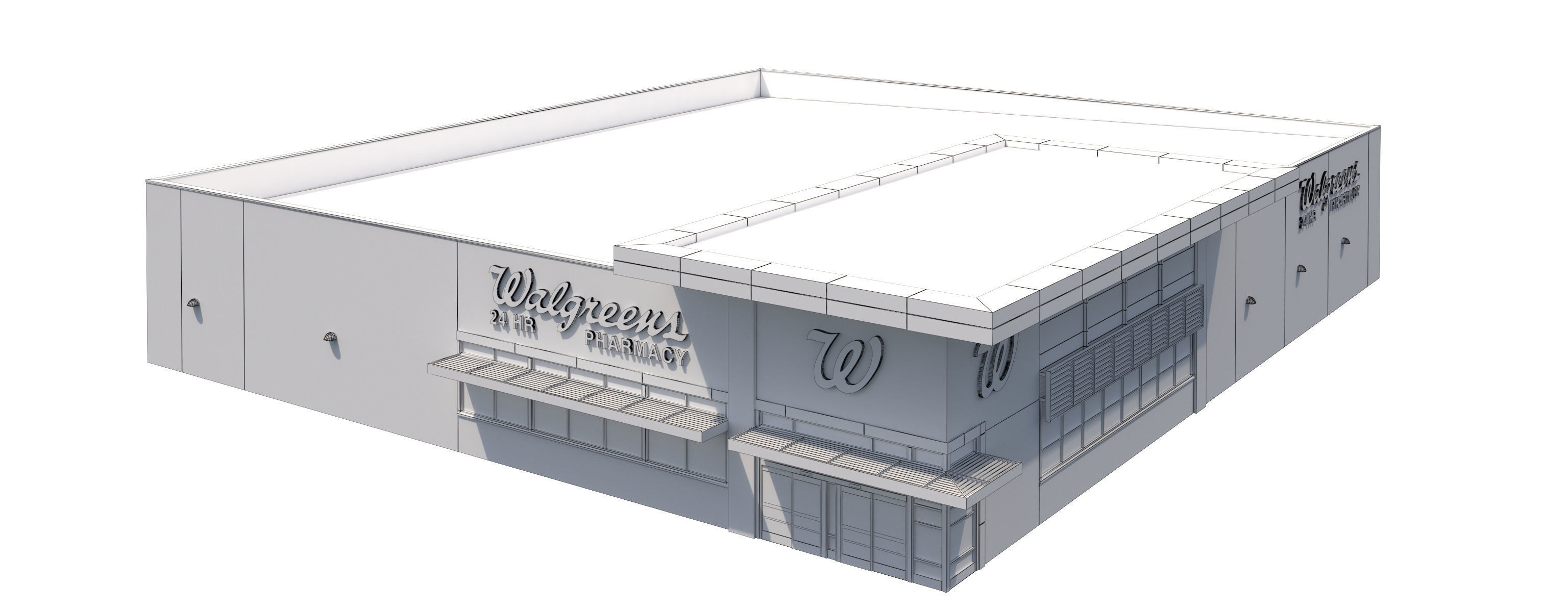 Retail-018 Walgreens 3D model_12