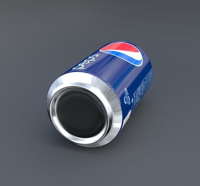 Soda Can Pack Low-poly 3D model_14