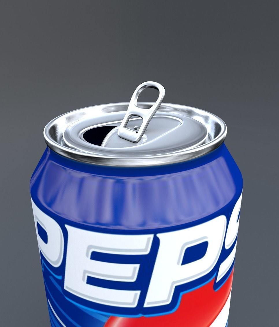Soda Can Pack Low-poly 3D model_13