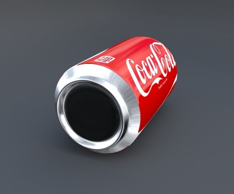 Soda Can Pack Low-poly 3D model_7