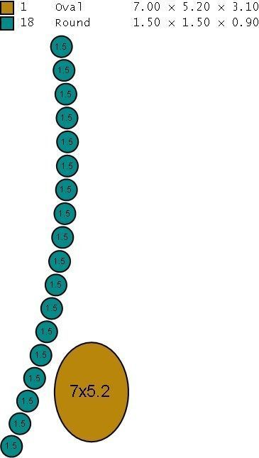 Diamond pendant 3D print model_2