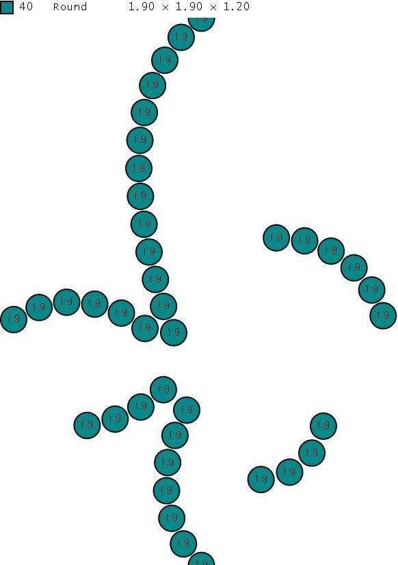 fleur de lis pendant 3D print model_2