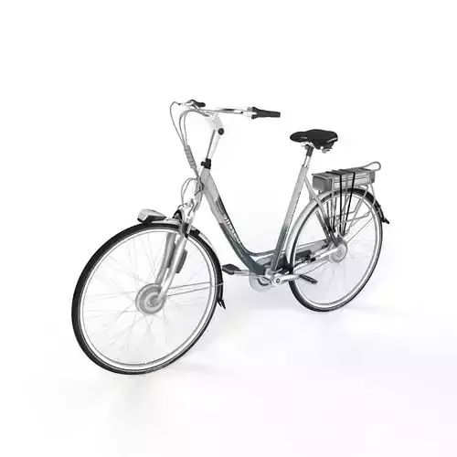 3D Gazelle Orange Bicycle model