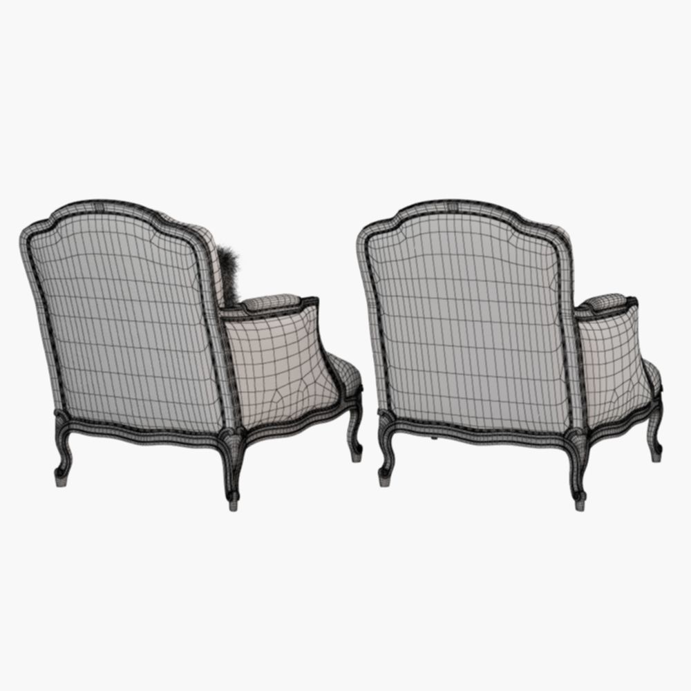 3D Welcome Armchair Gianfranco Ferre model 3D model_9