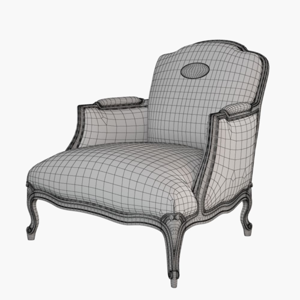3D Welcome Armchair Gianfranco Ferre model 3D model_8