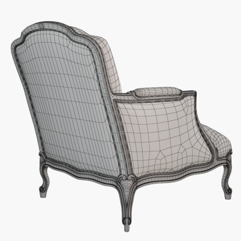 3D Welcome Armchair Gianfranco Ferre model 3D model_3