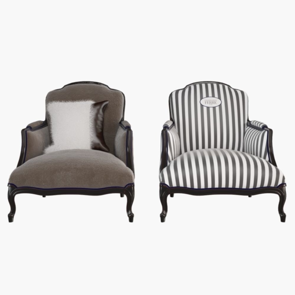 3D Welcome Armchair Gianfranco Ferre model 3D model_1