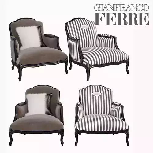 3D Welcome Armchair Gianfranco Ferre model