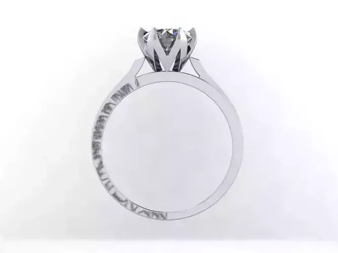 JEWELRY ENGAGEMENT RING STL FILE FOR DOWNLOAD AND PRINT- CC36