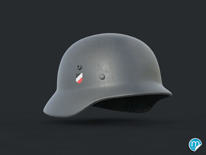 WW2 German helmet - Stahlhelm 3D model