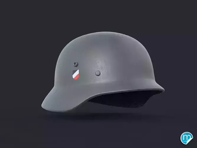 WW2 German helmet - Stahlhelm 3D model
