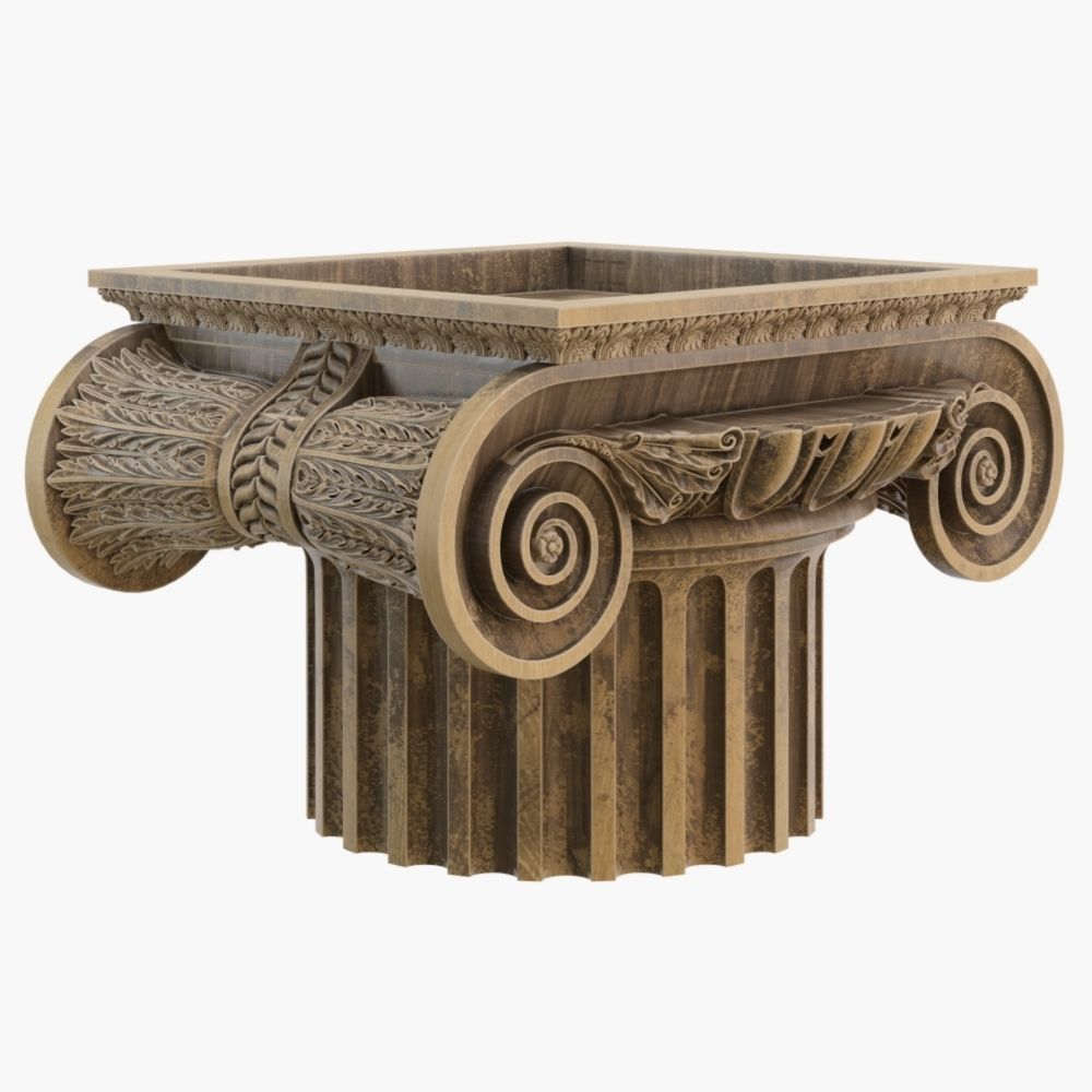 Classic capital model 3D model_12