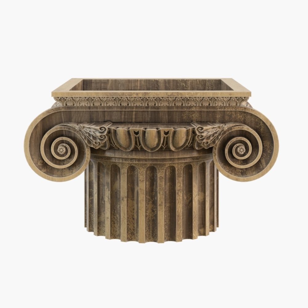 Classic capital model 3D model_10