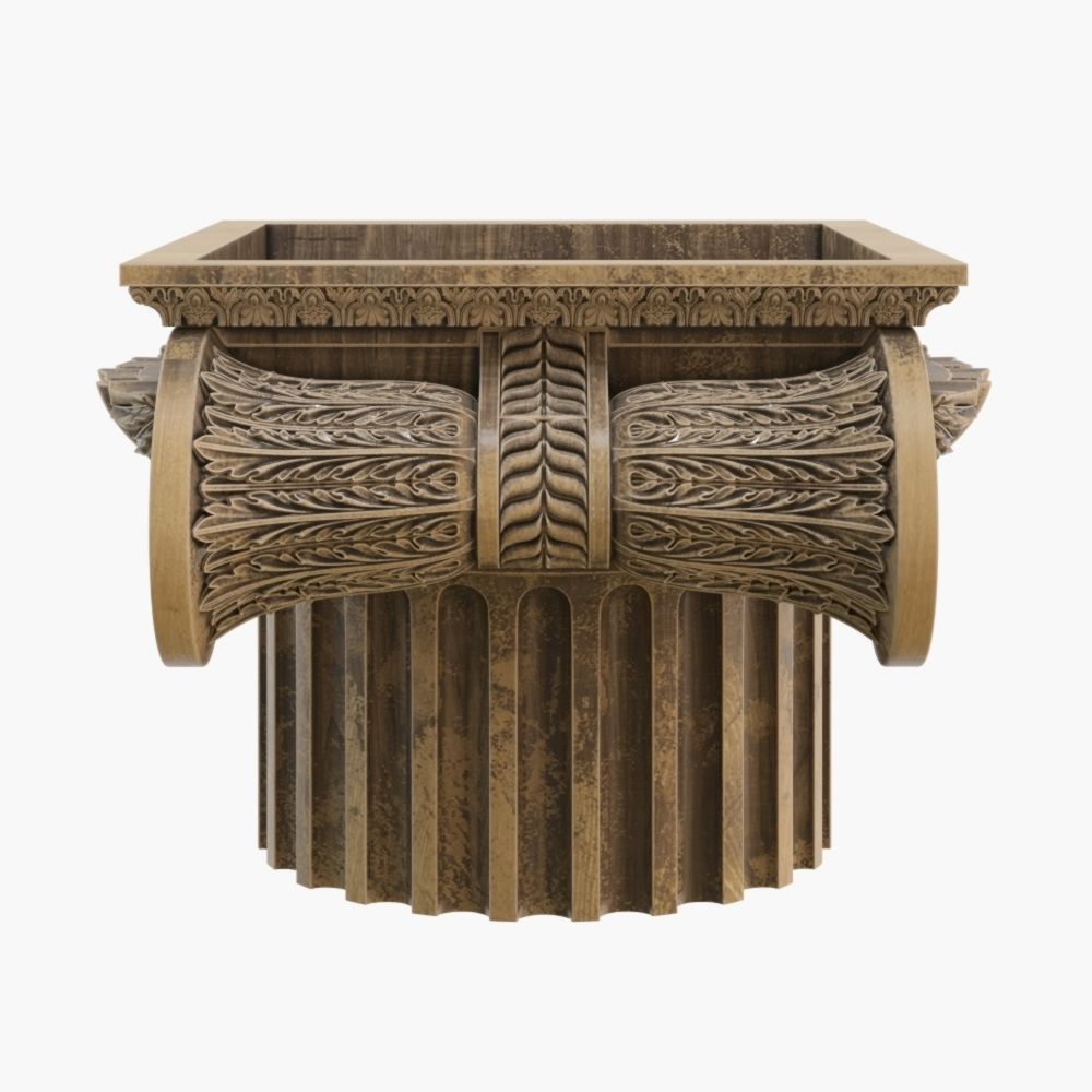 Classic capital model 3D model_4