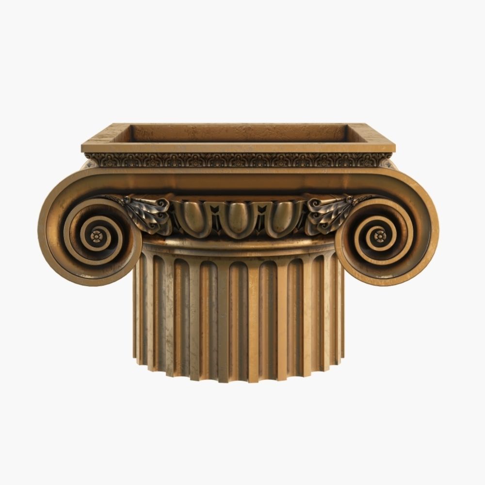 Classic capital model 3D model_9