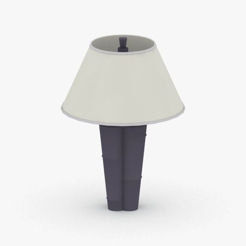 1370 - Table Lamp Low-poly 3D model
