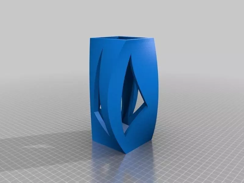Box Vase Free 3D print model_0