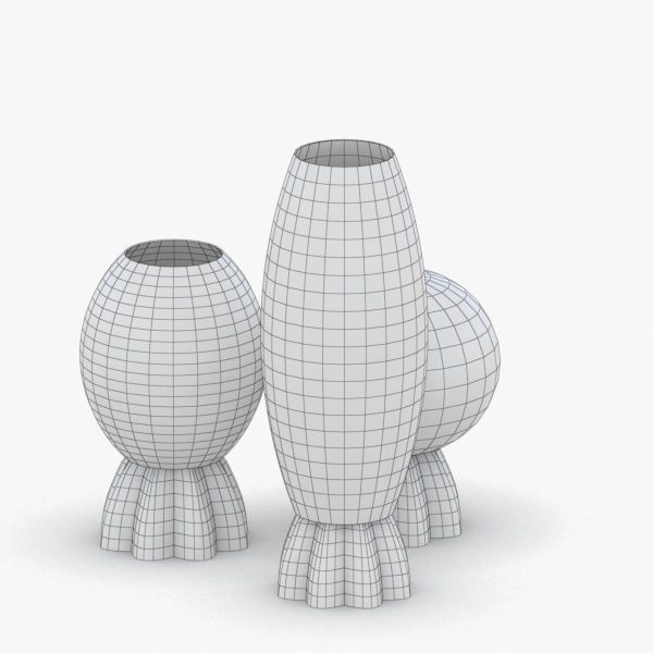 1373 - Table Lamp Low-poly 3D model_2