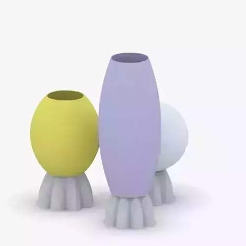 1373 - Table Lamp Low-poly 3D model