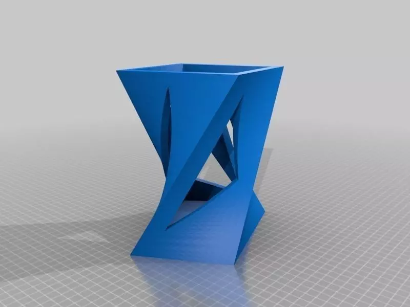 Box Vase Free 3D print model_0