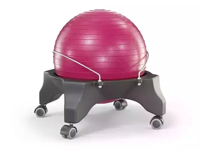 Gym Ball Backless Office Chair
