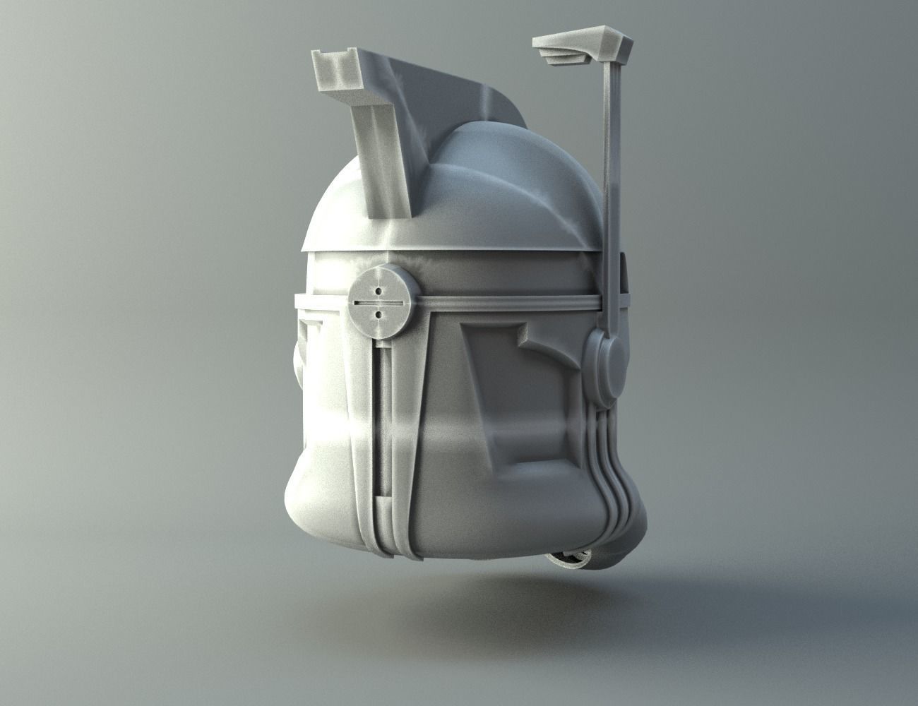 Clonetrooper helmet - Star Wars universe 3D print model_1