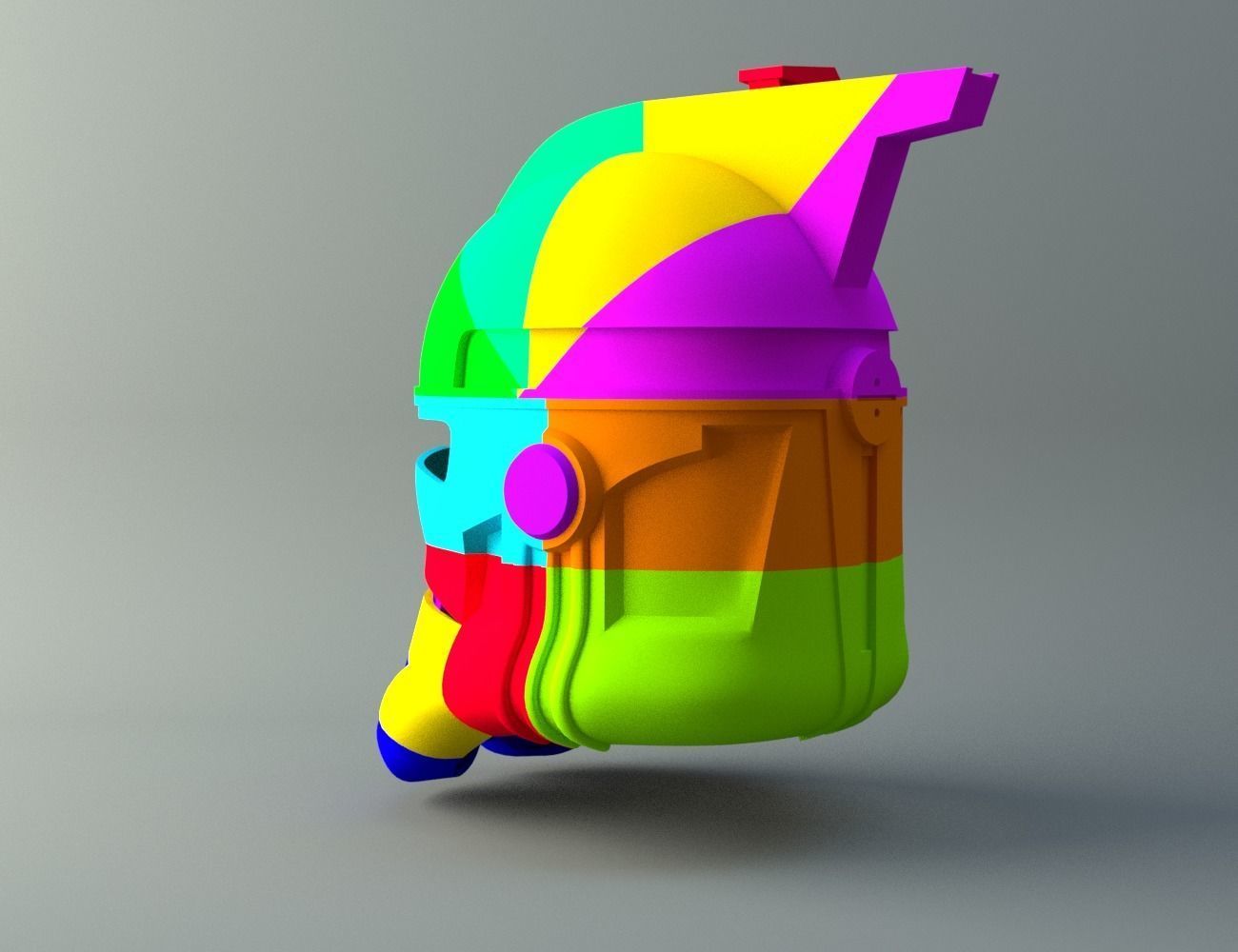 Clonetrooper helmet - Star Wars universe 3D print model_3