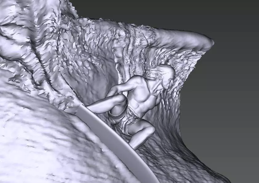 Surf Scene 2 3D print model_0