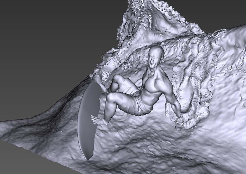 Surf Scene 2 3D print model_1