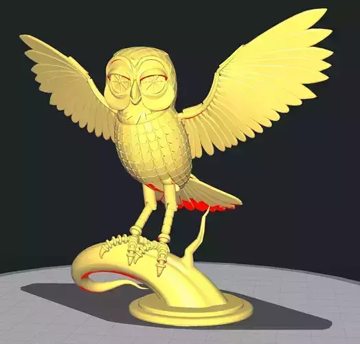 Bubo the owl 3D print model