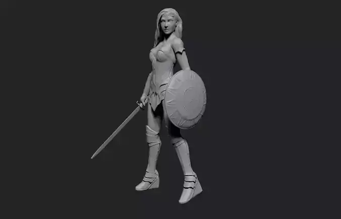 Wonder Woman 3D print model