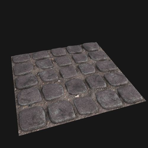 Paving Stones Tileable 3D model