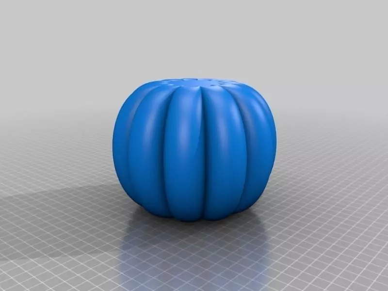 Pumpkin Vase 4 Free 3D print model_0
