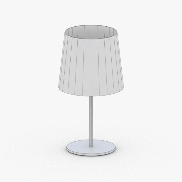 1378 - Table Lamp Low-poly 3D model_2