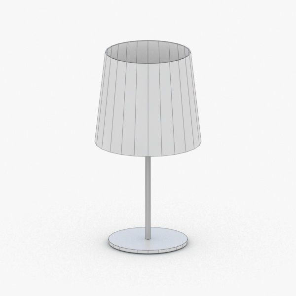 1378 - Table Lamp Low-poly 3D model_1