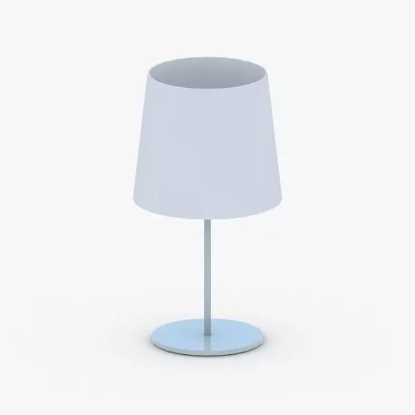1378 - Table Lamp Low-poly 3D model_0